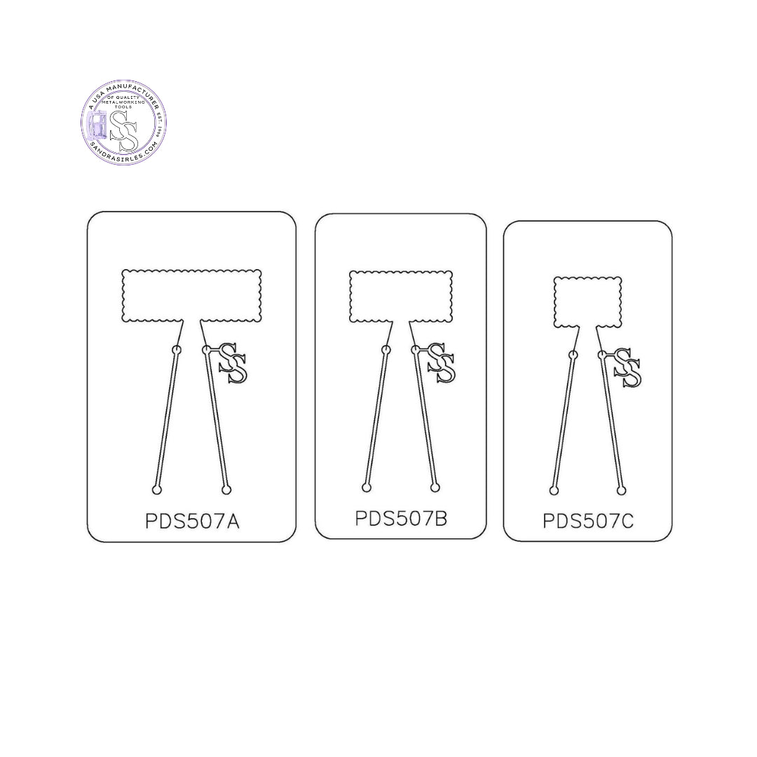 PANCAKE DIE PDS507 SHAPE 7 SCALLOP RECTANGLE